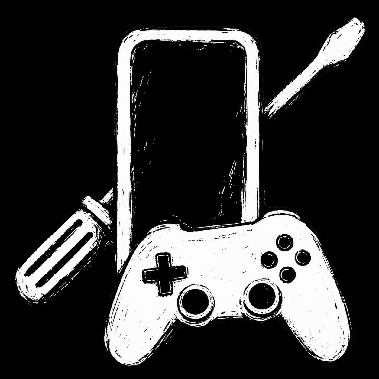 Illustration d'appareils électroniques à réparer